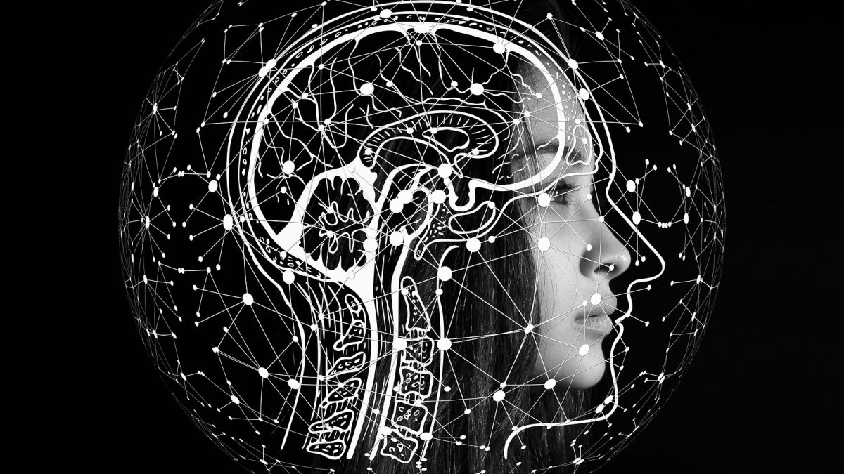 intelligenza artificiale cervello e dati connessi